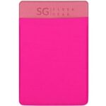 Sleek Gear Slim Wallet for Men & Women, Minimalist Wallet, Thin Wallet, Card Holder, Business Card Holder, Credit Card Wallet, ID Holder, Front Pocket Wallet with 2 Card Slots (Pink)