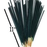 Mintronella Mosquito Patio Sticks/Natural - U.S.A Made 100 Pack. / No See Ums - Gnats - Fly Stick/Outdoor Incense Bug Sticks. Citronella Plant Oil + Peppermint - Lavender - Pool - Camping - Patio.